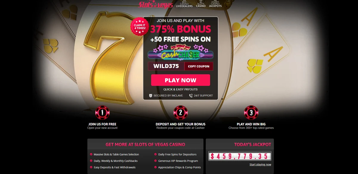 Slots of Vegas casino lobby screenshot